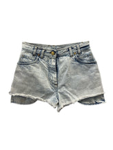 Balmain blue denim shorts